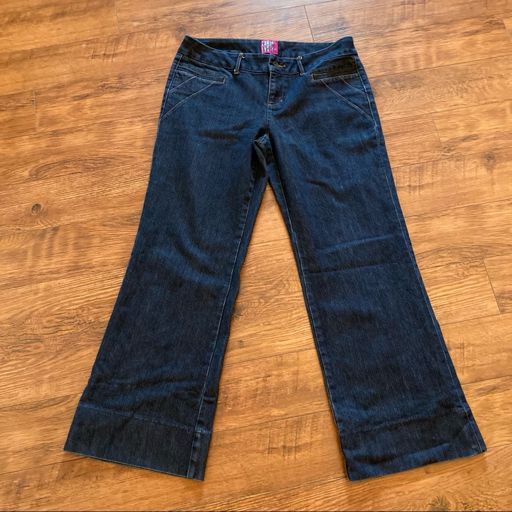 Torrid Women’s Wide Leg Jeans Denim Pants Size 14 EUC Dark Wash